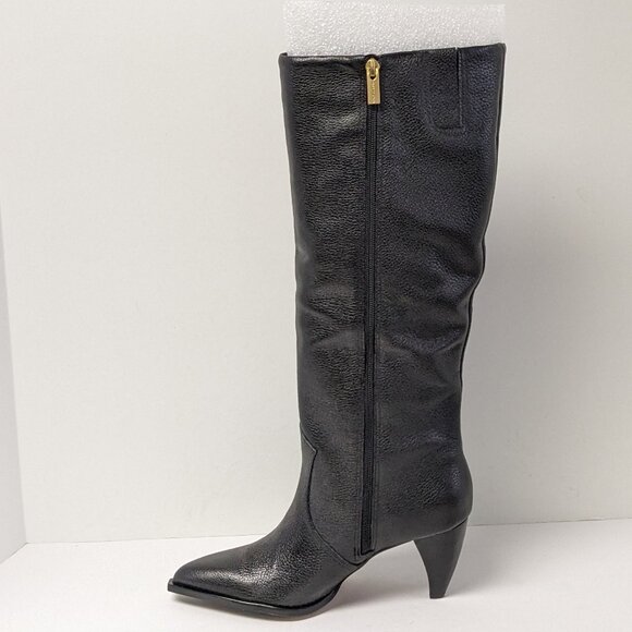 Vince Camuto Nally Knee High Boots, Black Leather, Women's 8 - Picture 4 of 7